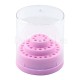 Fresero plástico con tapa para 48 fresas, Rosa