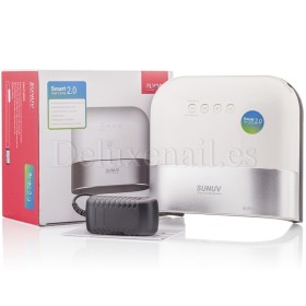 LED/UV Lámpara Sun 3 Original, 48 W, Blanco/Plata/Negro