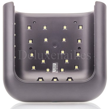 LED/UV Lámpara Sun 3 Original, 48 W, Blanco/Plata/Negro