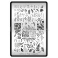 copy of Placa Stamping 02, Flores (Pequeña)