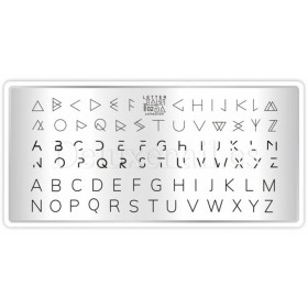 copy of Placa Stamping 02, Flores (Pequeña)