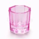 Vasito de cristal, Rosa, 1 ud