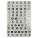 Pegatina adhesiva D043, Chanel