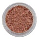 Microbolitas caviar metálicas, Dorado Rosado, 0,8 mm