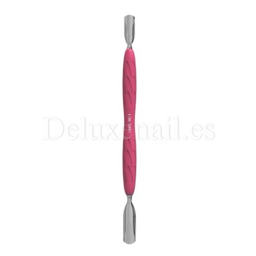 PQ-10/1 - Empuja cutículas con mango de silicona Staleks Pro UNIQ