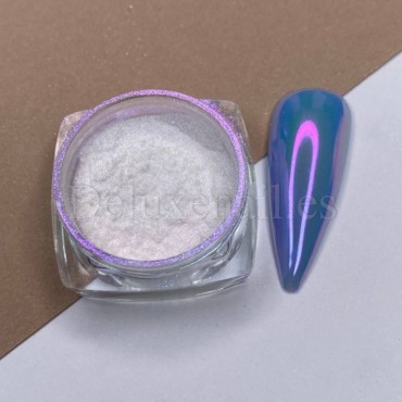 copy of Mirror Chrome Powder NAILS WORLD-175 plata