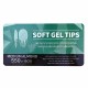 Tips de gel Medium Almond, 550 uds, 11 medidas