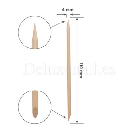 DOS-30/100 - Palitos de naranjo Staleks, 11cm, 100 Uds.