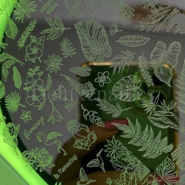 Placa Grande 02 Darstamp Tropical