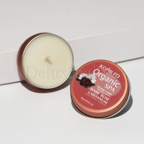 Vela para masaje Komilfo, Rosa Oscura Labdamun, 30 gr