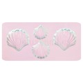 Molde de silicona transparente para los diseños, Conchas 1