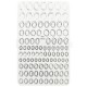 Pegatina adhesiva Komilfo KNS-003S, Plata