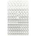 Pegatina adhesiva Komilfo KNS-003S, Plata
