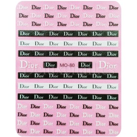 Pegatina adhesiva MO-80, Dior