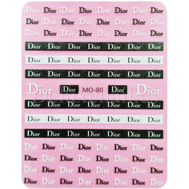 Pegatina adhesiva MO-80, Dior