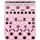 Pegatina adhesiva MO-83, Chanel Louis Vuitton