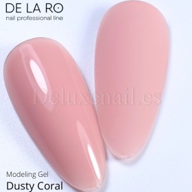 Gel Nude Dusty Coral DE LA RO, 15 gr
