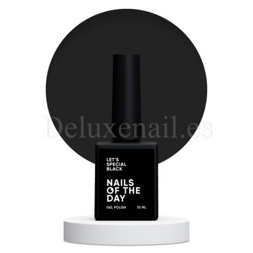 Esmalte Permanente Let’s special Black NAILSOFTHEDAY, Negro, 10 ml