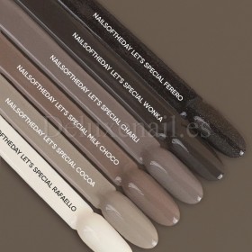 Esmalte Permanente Let’s special Milk Choco NAILSOFTHEDAY, Marrón, 10 ml