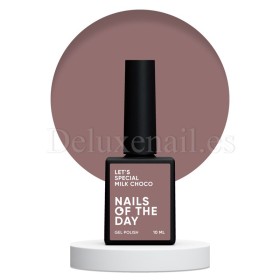Esmalte Permanente Let’s special Milk Choco NAILSOFTHEDAY, Marrón, 10 ml