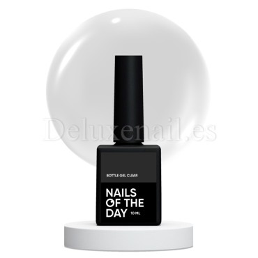Bottle Gel Clear con pincel NAILSOFTHEDAY, 10 ml