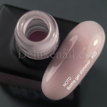 Bottle Gel Shimmer con pincel 03 NAILSOFTHEDAY, 10 ml