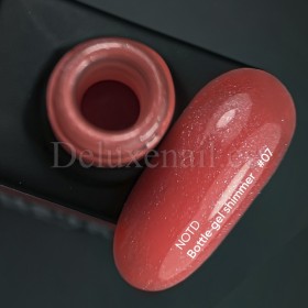 Bottle Gel Shimmer con pincel 07 NAILSOFTHEDAY, 10 ml