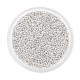 Microbolitas caviar metálicas, Plata, 0,6-0,8 mm