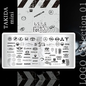 copy of Placa Stamping 02, Flores (Pequeña)