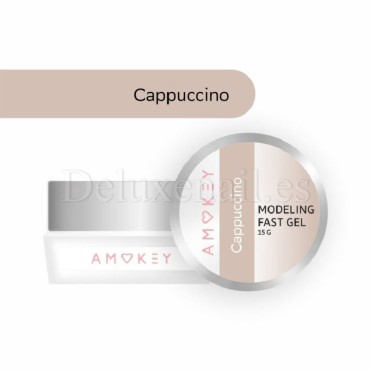 Fast Gel Cappuccino Amokey, gel constructor de color, 15 gr