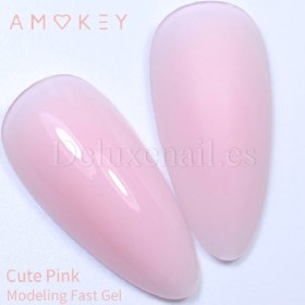 Fast Gel Cute Pink Amokey, gel constructor de color, 15 gr