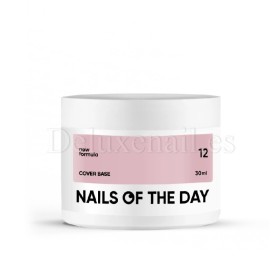 Cover Base 12 NAILSOFTHEDAY, base camuflaje, rosa claro, 30 ml