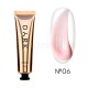 Polygel Dark 06, Rosa con micro brillo, 30 ml
