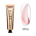 Polygel Dark 06, Rosa con micro brillo, 30 ml