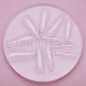 Tips de gel, Bailarina, 550 uds, 11 medidas