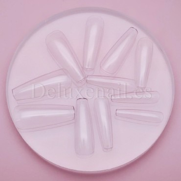 Tips de gel, Bailarina, 550 uds, 11 medidas