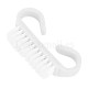 Cepillo para manicura de plástico resistente, Blanco, 1 ud