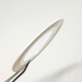 Cinta adhesiva 12, Blanco, 1 mm.