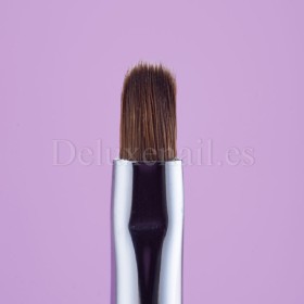 Pincel Doble Sintético Gel Oval 6K/Liner 9 Komilfo, 6/9 mm