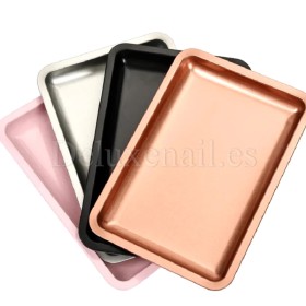 Bandeja Mediana de acero inoxidable, 18x12.5 cm, 1ud
