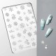 Molde de silicona transparente para los diseños, Navidad