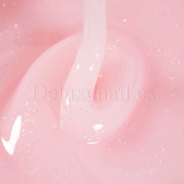 Gel constructor Dark Smart Builder Gel 27, Rosa claro con micro brillo, 15 ml
