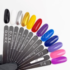 Esmalte Stamping Dark 03, Plata, 10 ml