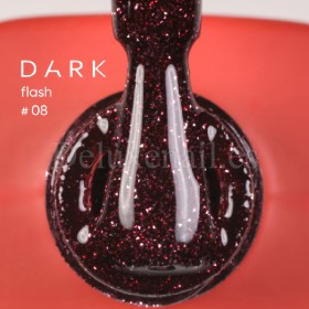Esmalte Reflectante Flash 08 Dark, Borgoña, 10 ml