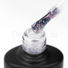Aurora Base 01 Komilfo, Transparente con trozos de foil, 8 ml