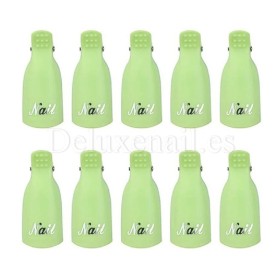 Nail Remover Clips, Verde, 10 Uds.