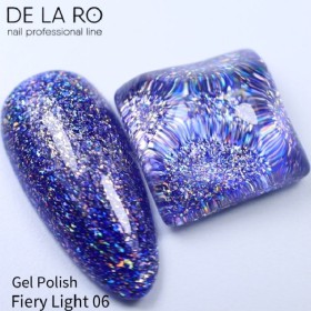 Esmalte Permanente Fiery Light 06 DE LA RO, 10 ml