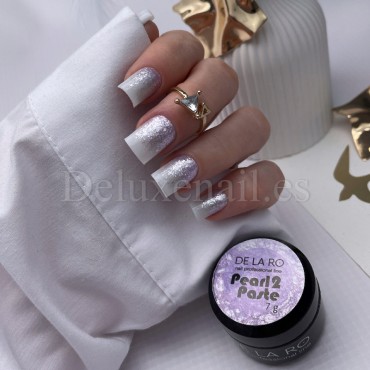 Gel Pearl Paste 02 DE LA RO, gel para decoración de uñas, 7 gr