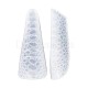 Tips dual system Snake Finger tip plastic form NO.11-2, 120 uds, 10 medidas, patrón serpiente