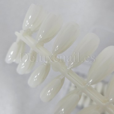 Tips de gel J04, Medium Almond, 240 uds, 12 medidas